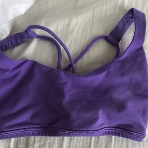 lululemon sports bra - purple